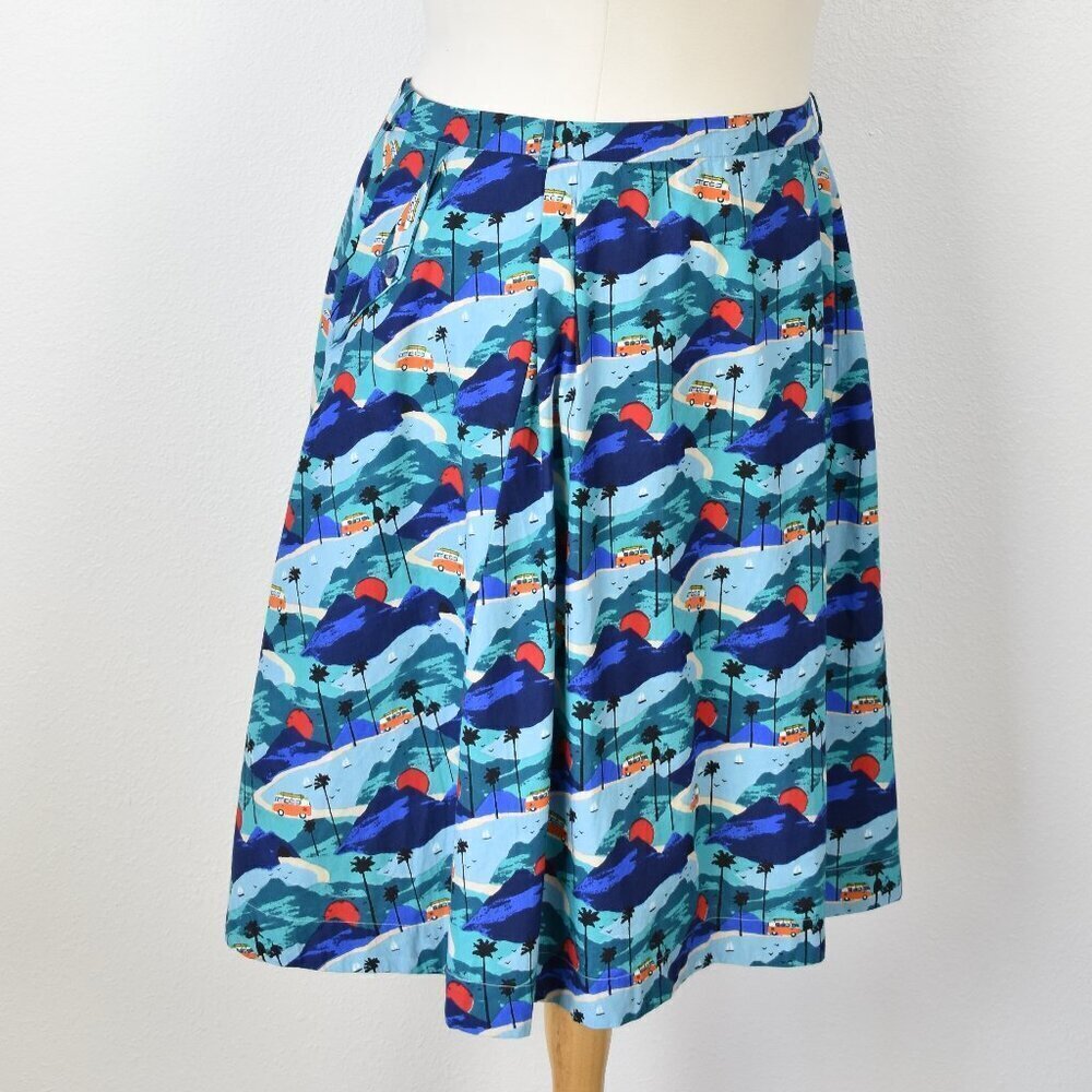 Emily and Fin ModCloth Pippa Skirt Road Trippin NEW - 3X - Picture 6 of 11
